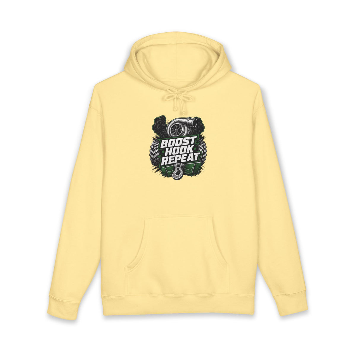 Boost • Hook • Repeat – Heavyweight Pulling Hoodie
