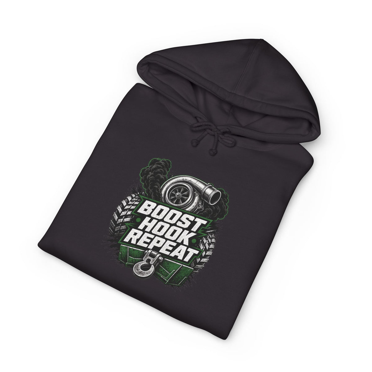 Boost • Hook • Repeat – Heavyweight Pulling Hoodie