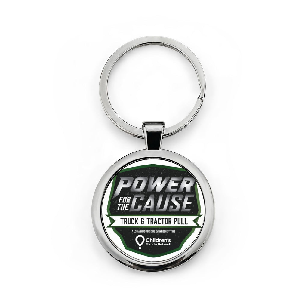Power for the Cause – Stainless Steel Logo Keychain