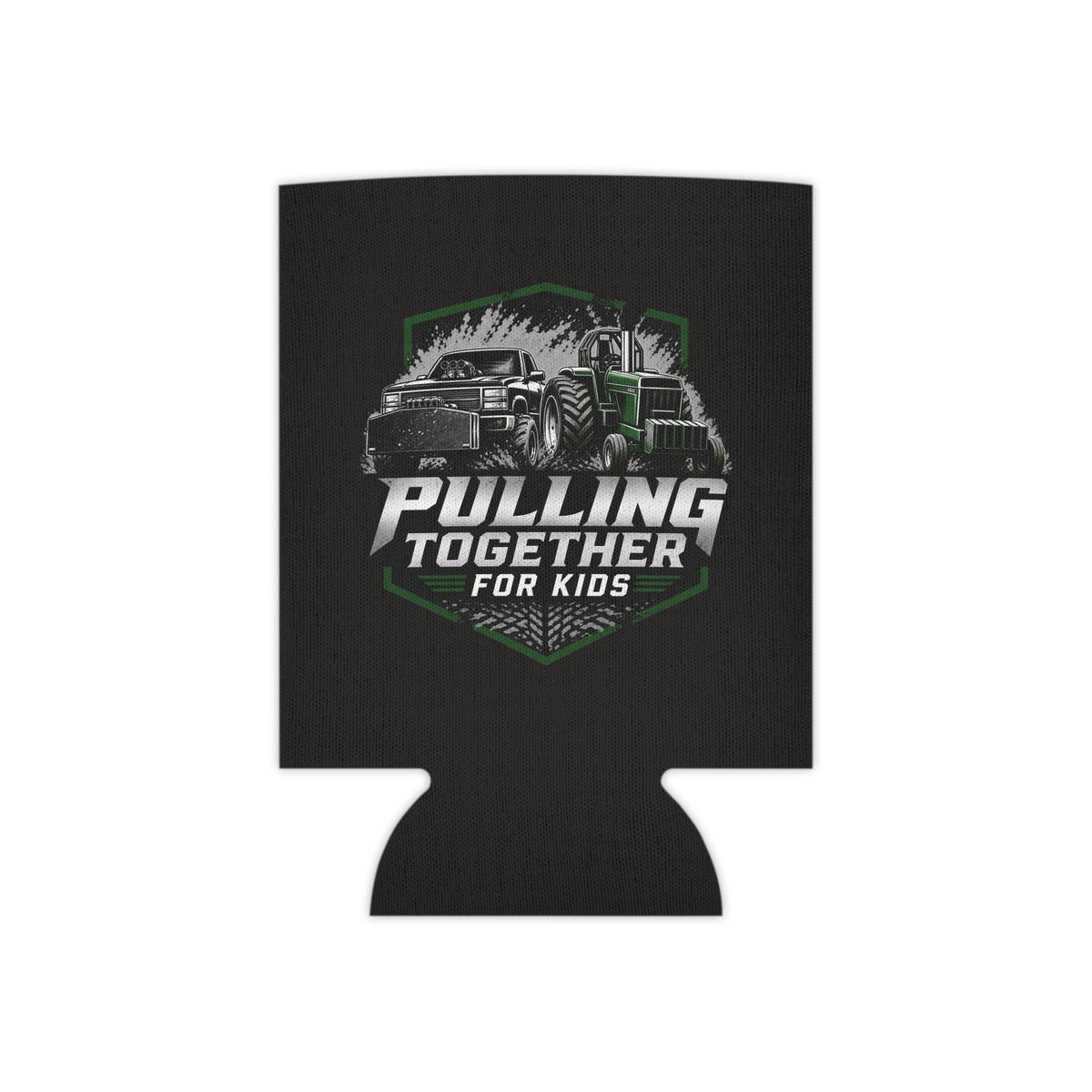 Can Cooler — 'Pulling Together for Kids' Truck Charity Can Koozie