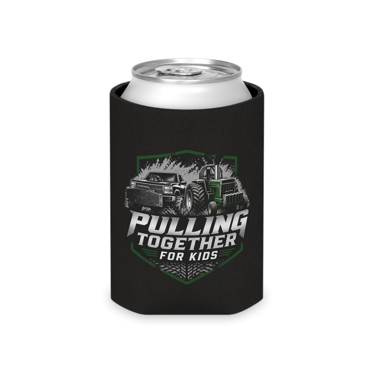 Can Cooler — 'Pulling Together for Kids' Truck Charity Can Koozie