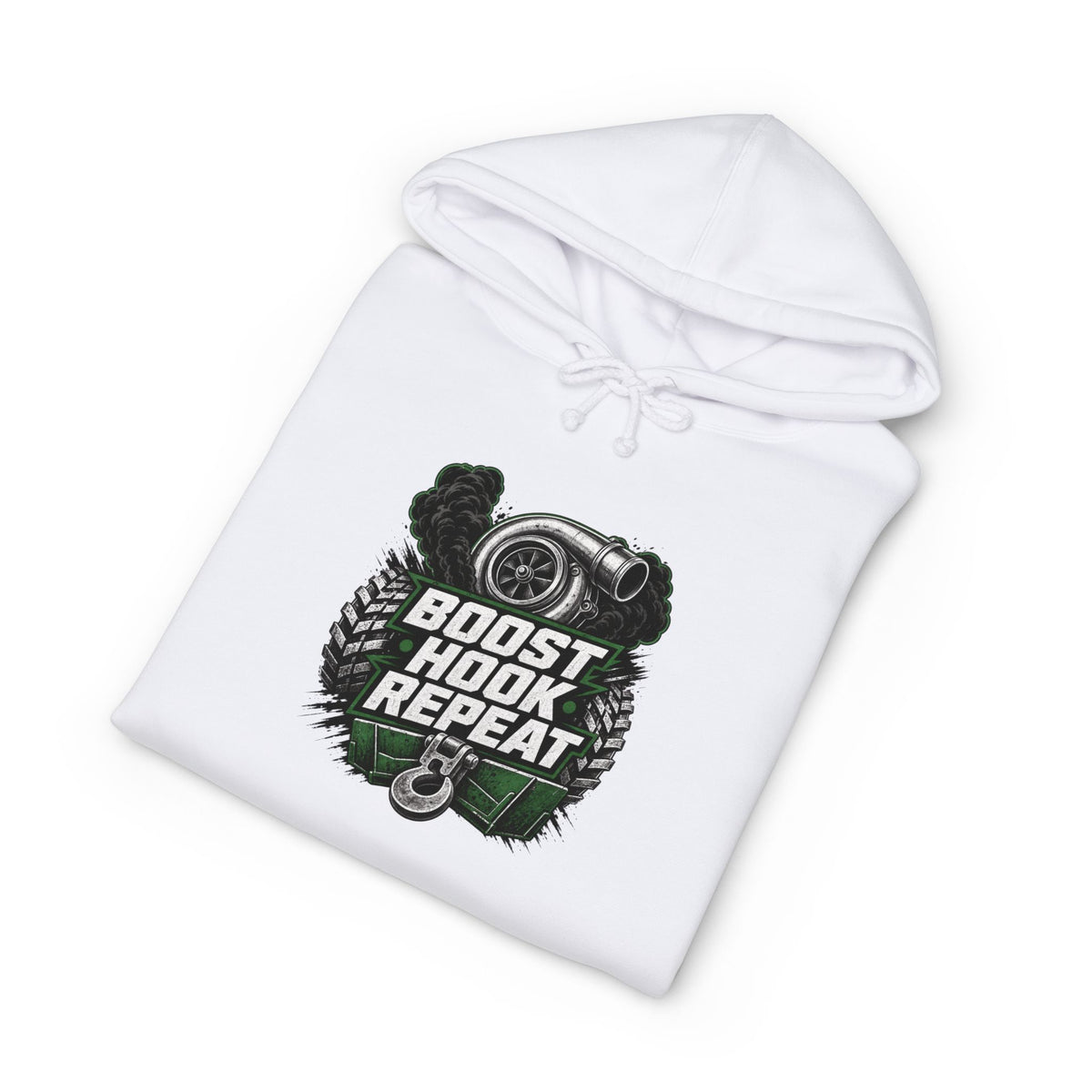 Boost • Hook • Repeat – Heavyweight Pulling Hoodie