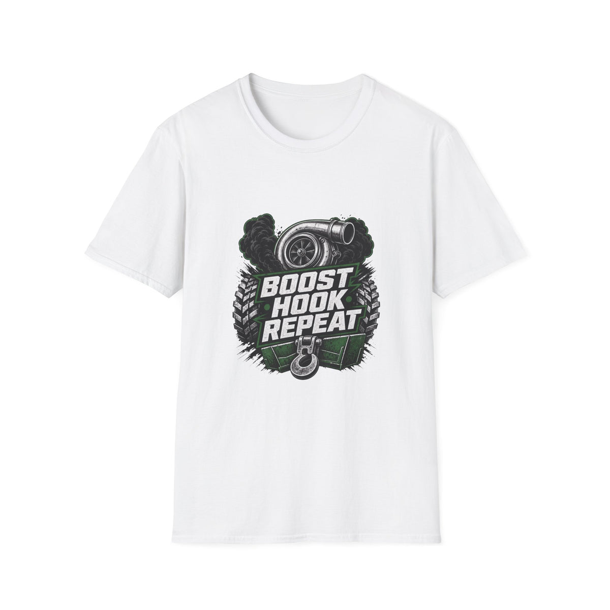 T‑Shirt — "Boost Hook Repeat" Turbo Car Racing Graphic Tee