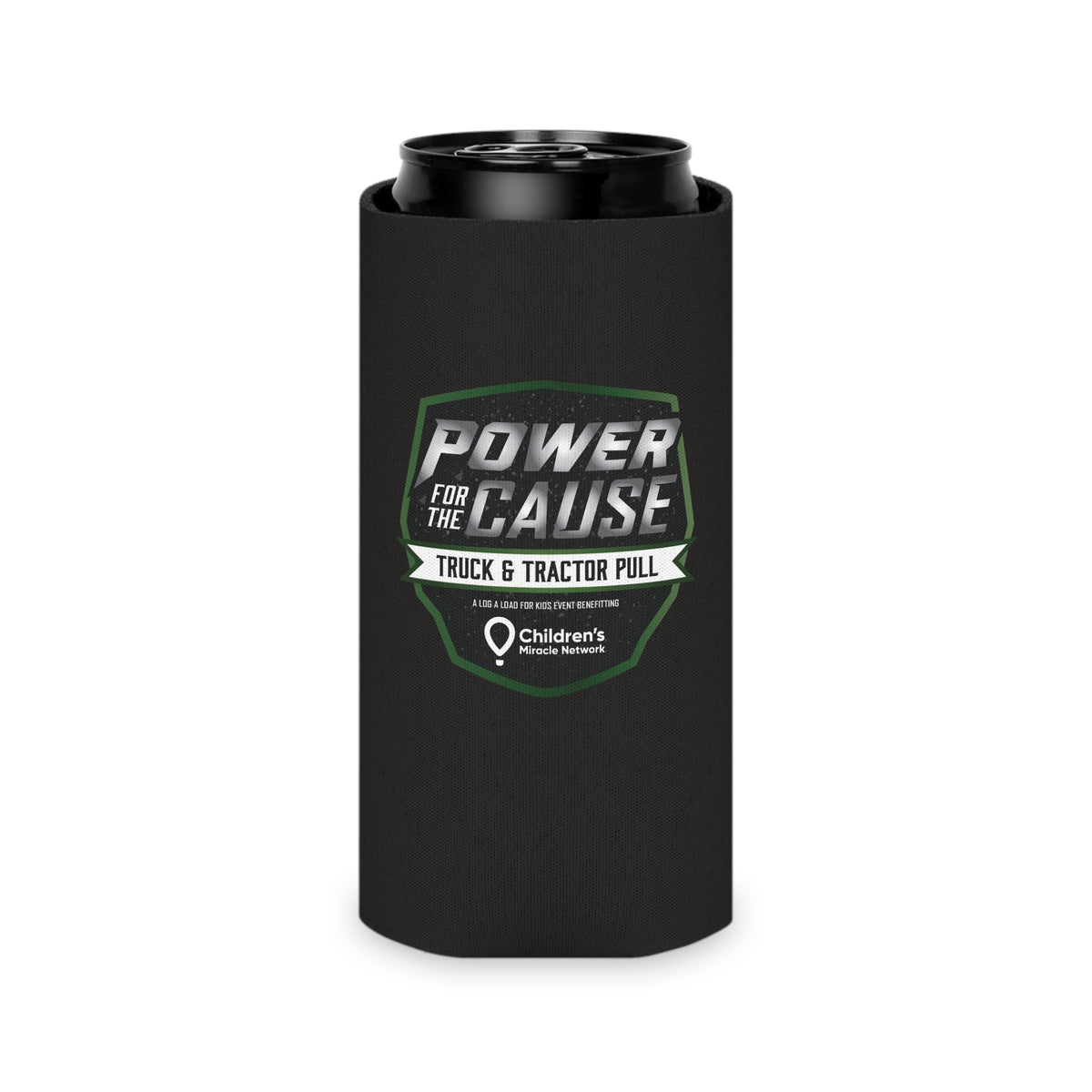 Can Cooler — 'Pulling Together for Kids' Truck Charity Can Koozie