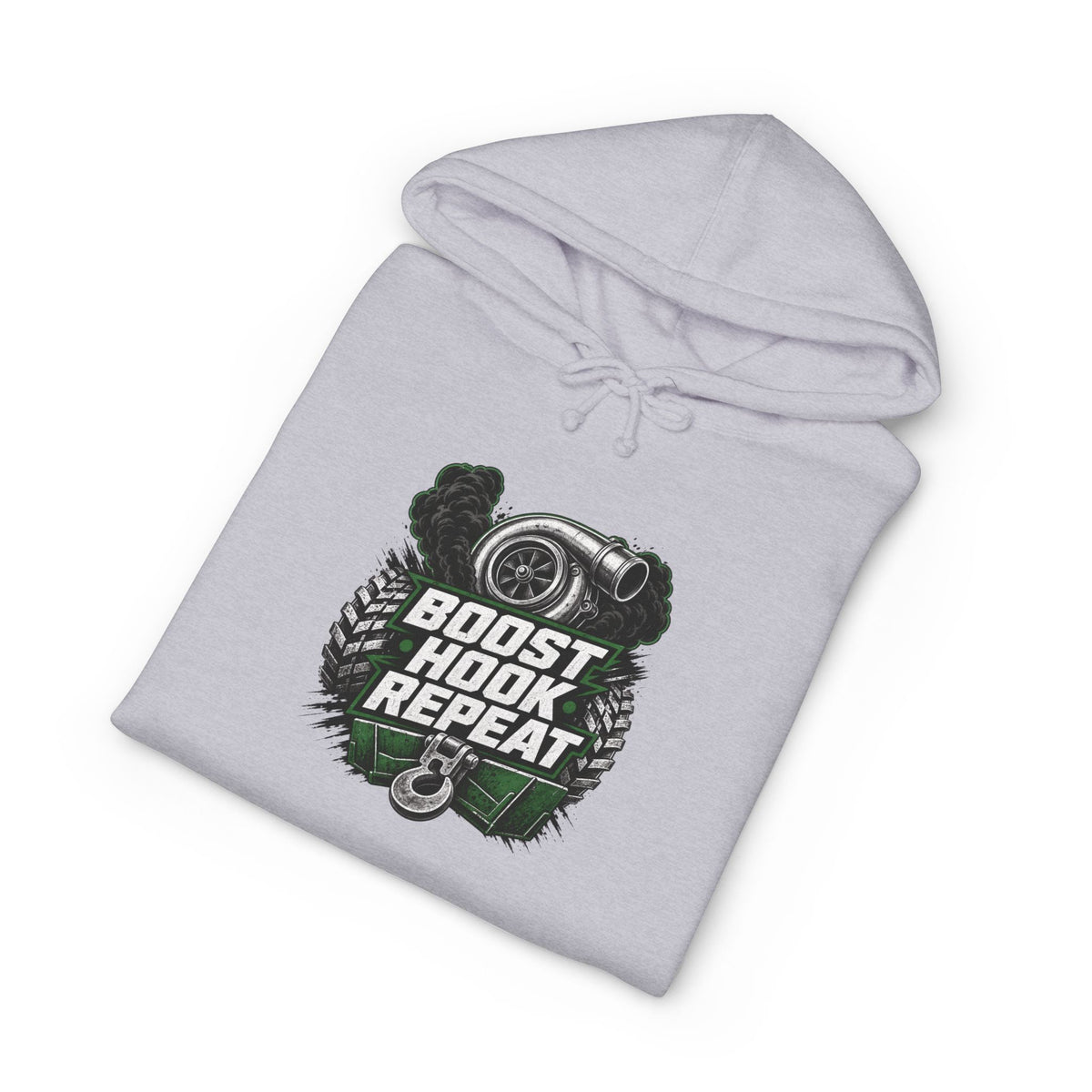 Boost • Hook • Repeat – Heavyweight Pulling Hoodie